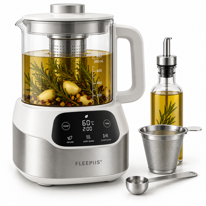 FLEEPIIS® OilBloom 800mL Low-Temperature Culinary Oil Infusion Maker